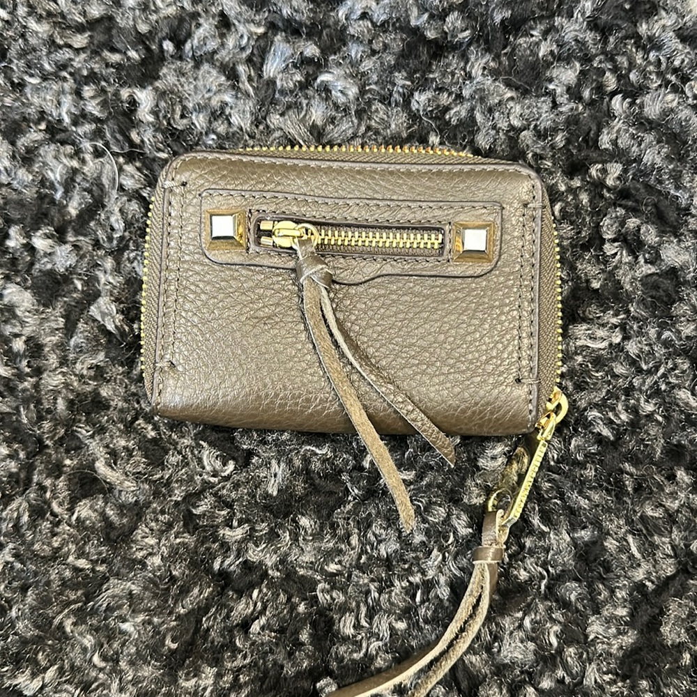 Olive green Rebecca Minkoff small wallet